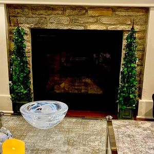 Faux Ivy Topiary Trees (One Pair-2 Trees)